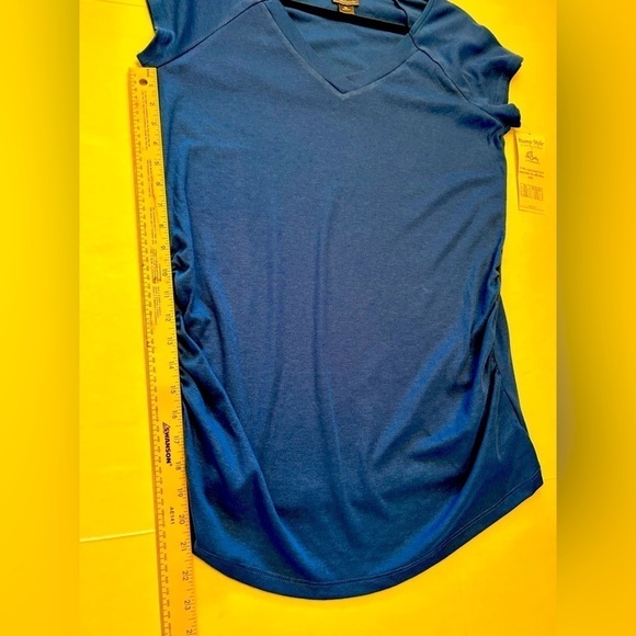 Oh Baby by Motherhood blue maternity top NWT in size XL. E17 - Picture 5 of 7